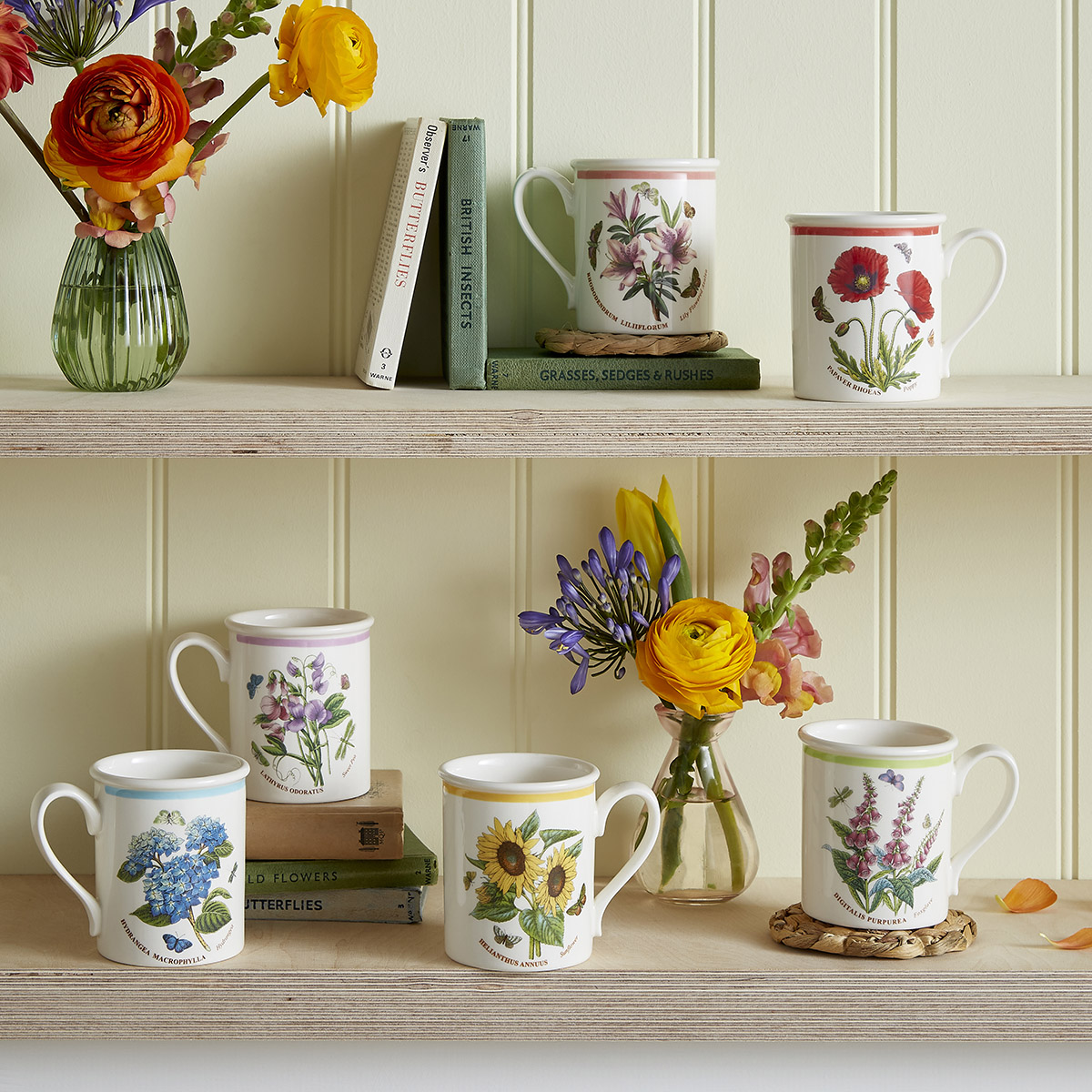 Botanic Garden Meadow Breakfast Mug Set of 6 image number null